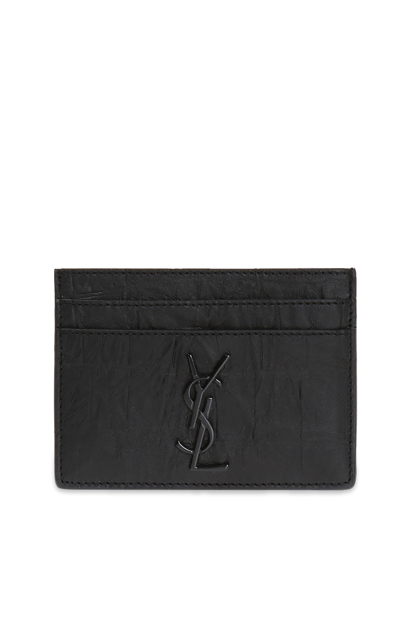 Saint Laurent Card case with metal logo | Men's | Vitkac